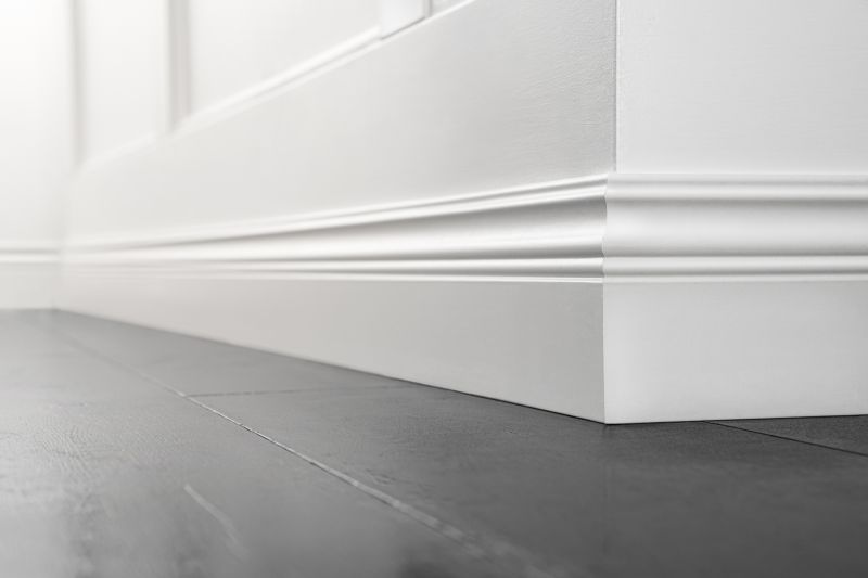 Elegant White Baseboards